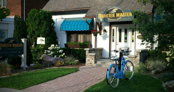 An outside shot of the Quarter Master natural foods market in London, Ontario
